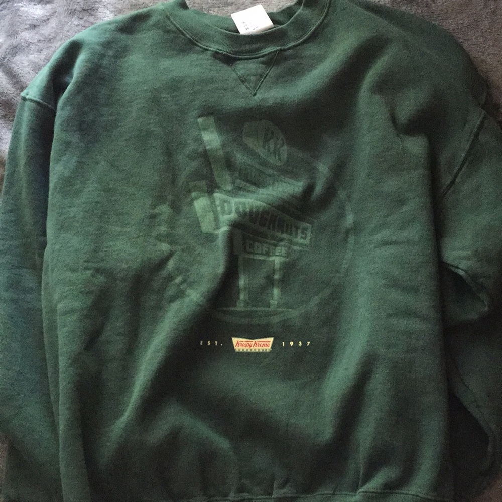 Vintage Krispy Kreme sweatshirt, size XL